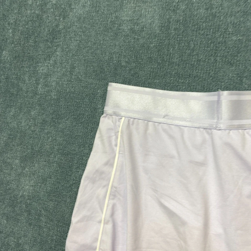 Nike‎ Dri Fit Skort Womens Light Purple Mid Rise Built In Brief Running Tennis